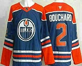 Men's Edmonton Oilers #2 Evan Bouchard Blue Authentic Jersey,baseball caps,new era cap wholesale,wholesale hats